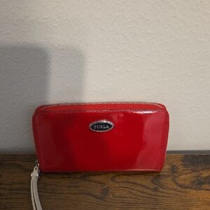 Furla Glossy Red Women's Wallet